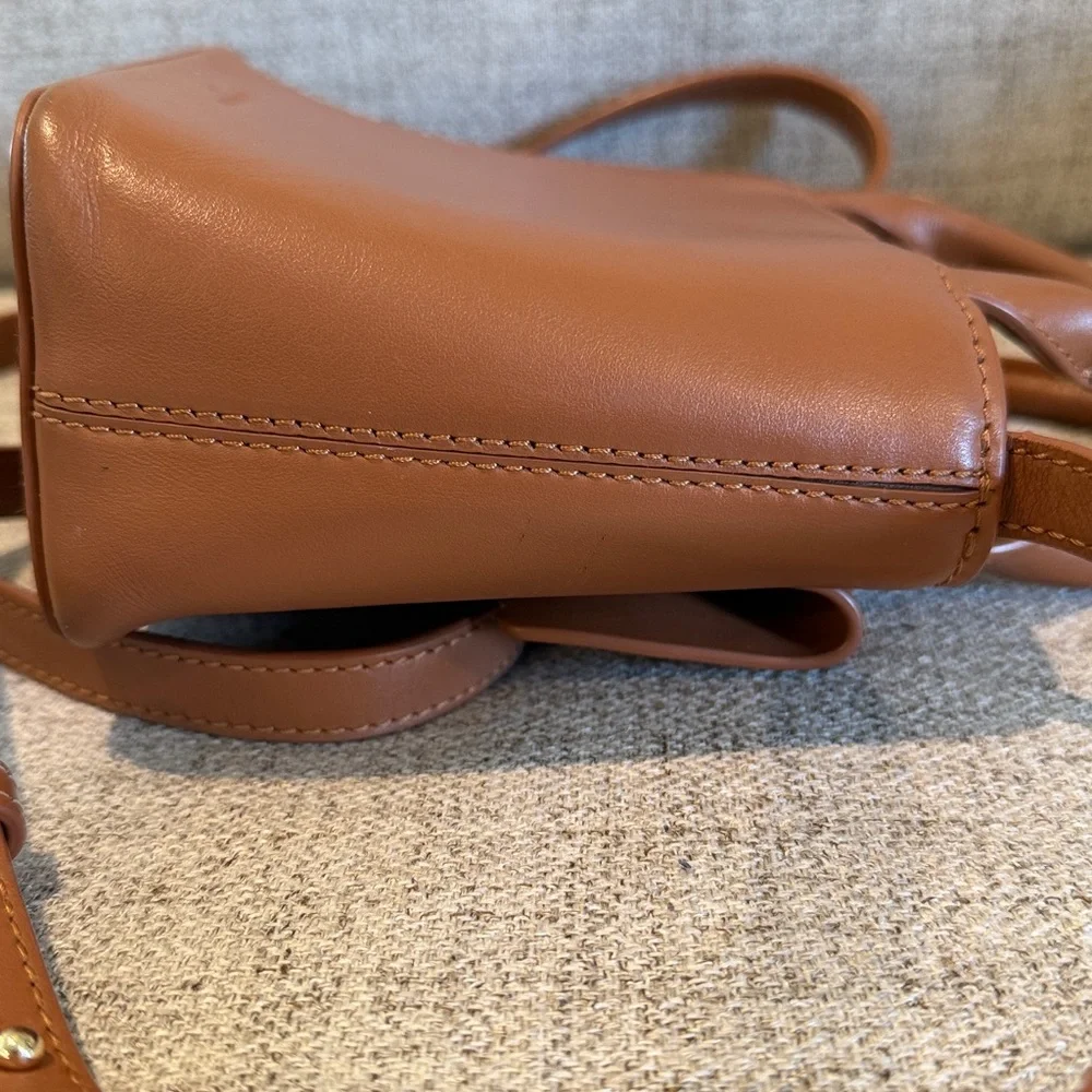 Claudie Perlot Mini Shoulder Bag Used Caramel Brown used